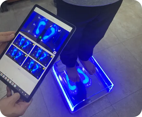 발바닥 압력을 측정하는 IoT 기반 족부측정 장비